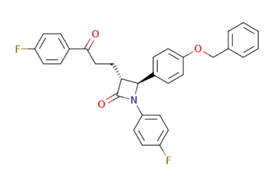 (3R, 4S) -4- [4- (benzyloksy) fenylo] -1- (4-fluorofenylo) -3- [3- (4-fluorofenylo) -3-oksopropylo] azetydyna-2-ONE (CAS: 190595-65-4)