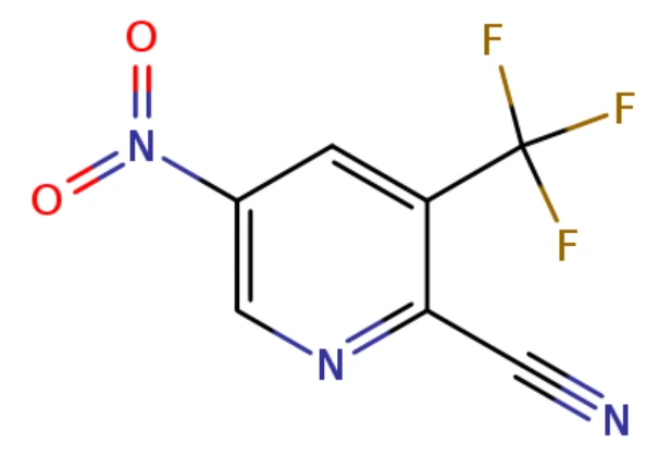 5-nitro-3-trifluorometylopirydyna-2-karbonitryl (CAS: 573762-57-9)